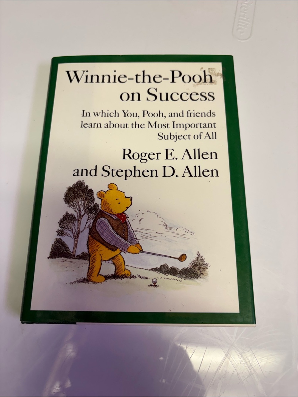Winnie-the-Pooh on Success - Green Hardcover